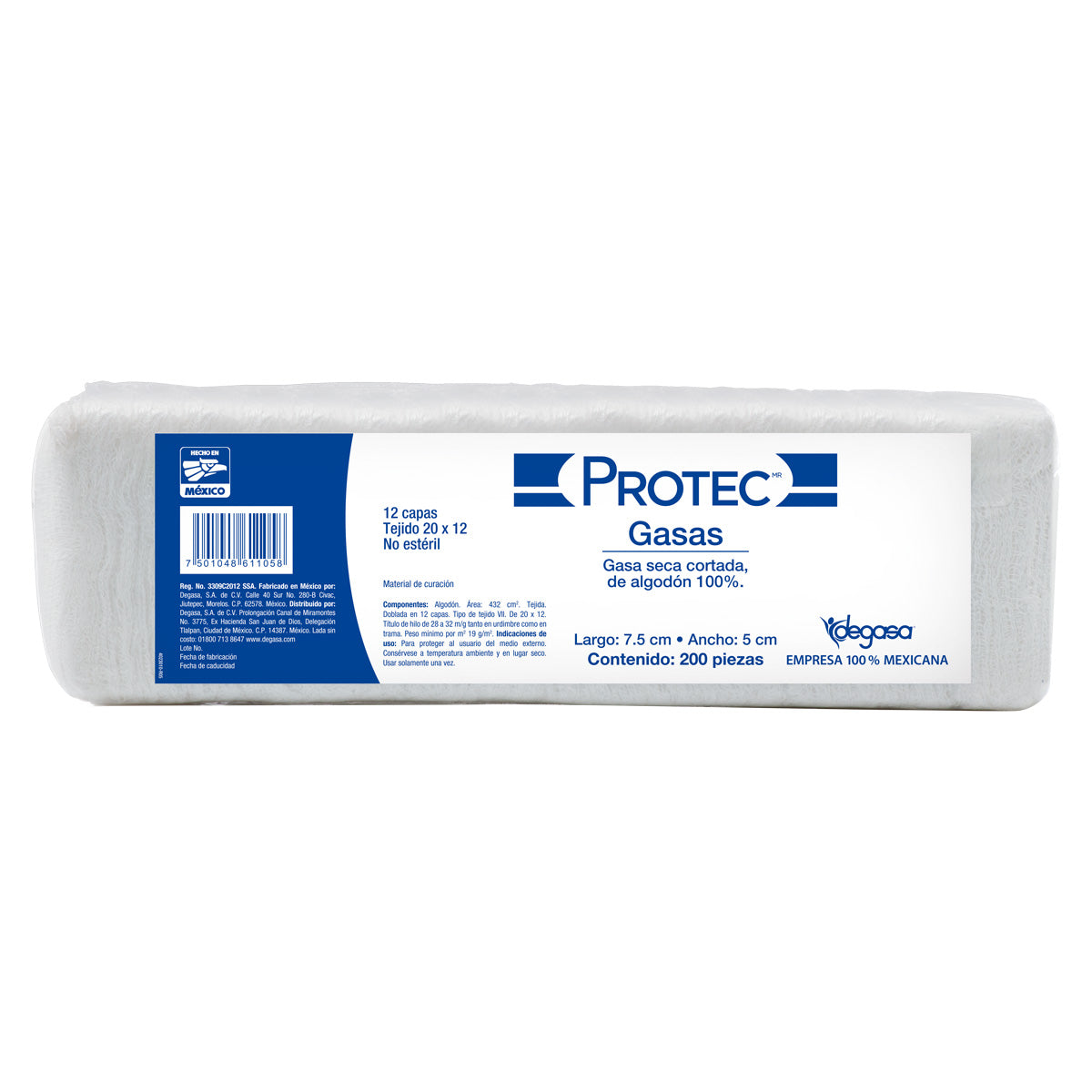 Gasas Sin Esterilizar 7 5 Cm X 5 Cm MD SUPPLIER gasas-sin-esterilizar-7-5-cm-x-5-cm-md-supplier