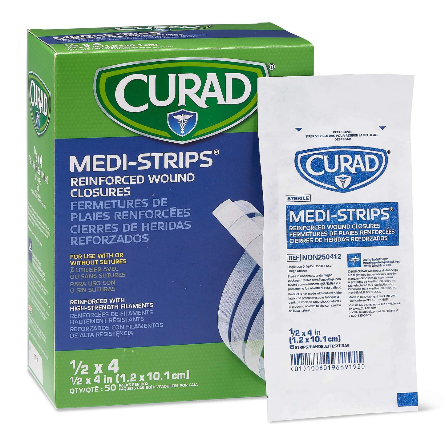 Medi-Strips 0.5 x 4.0 in