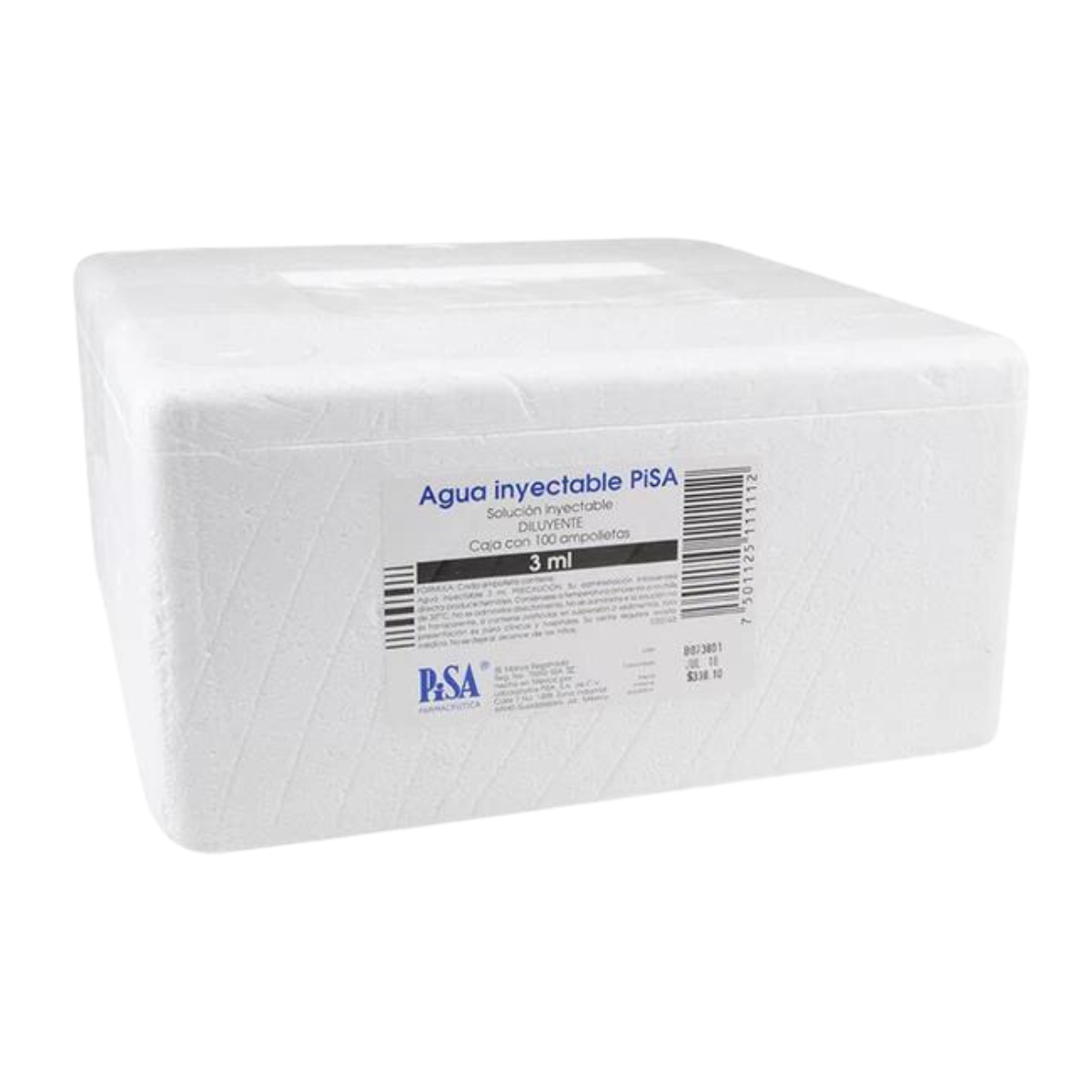 Agua Inyectable Ampolleta 3 ml