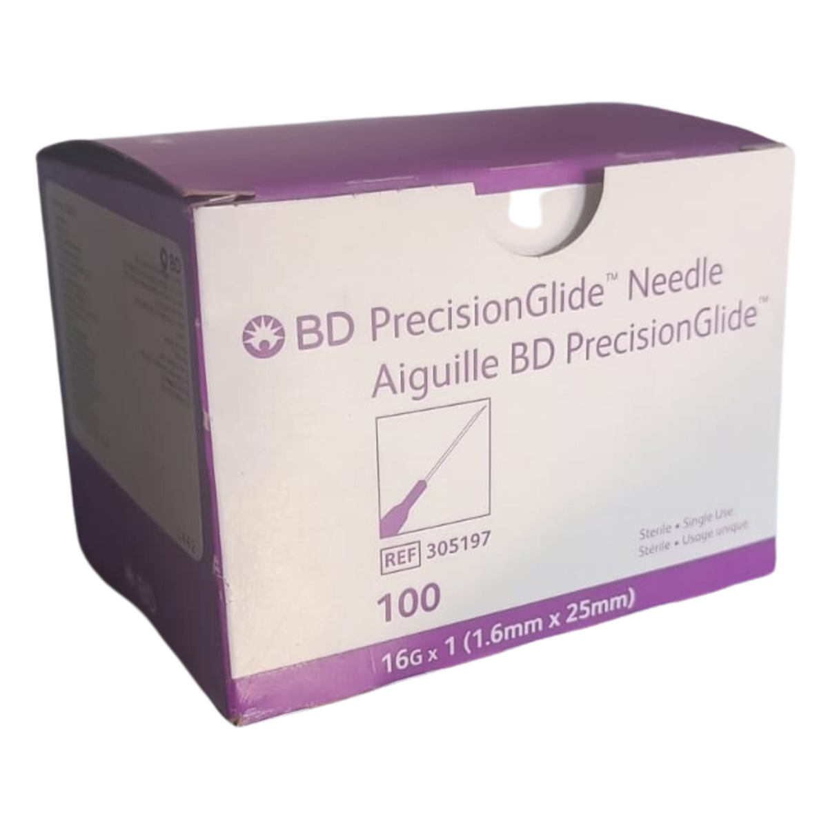 Aguja hipodérmica 16G 25 mm