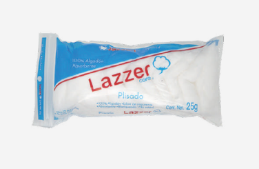 Algodón plisado 25 GRS, paquete con 300 piezas