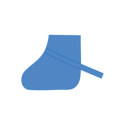 BOTA SIN PLANTILLA AMBIDERM SMS. BOLSA CON 25 PARES.