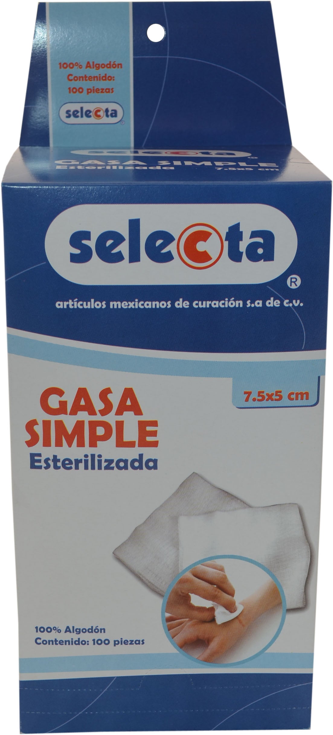 Gasa Estéril Selecta® - Absorción y Suavidad para Cuidado de Heridas Críticas- 8 capas.