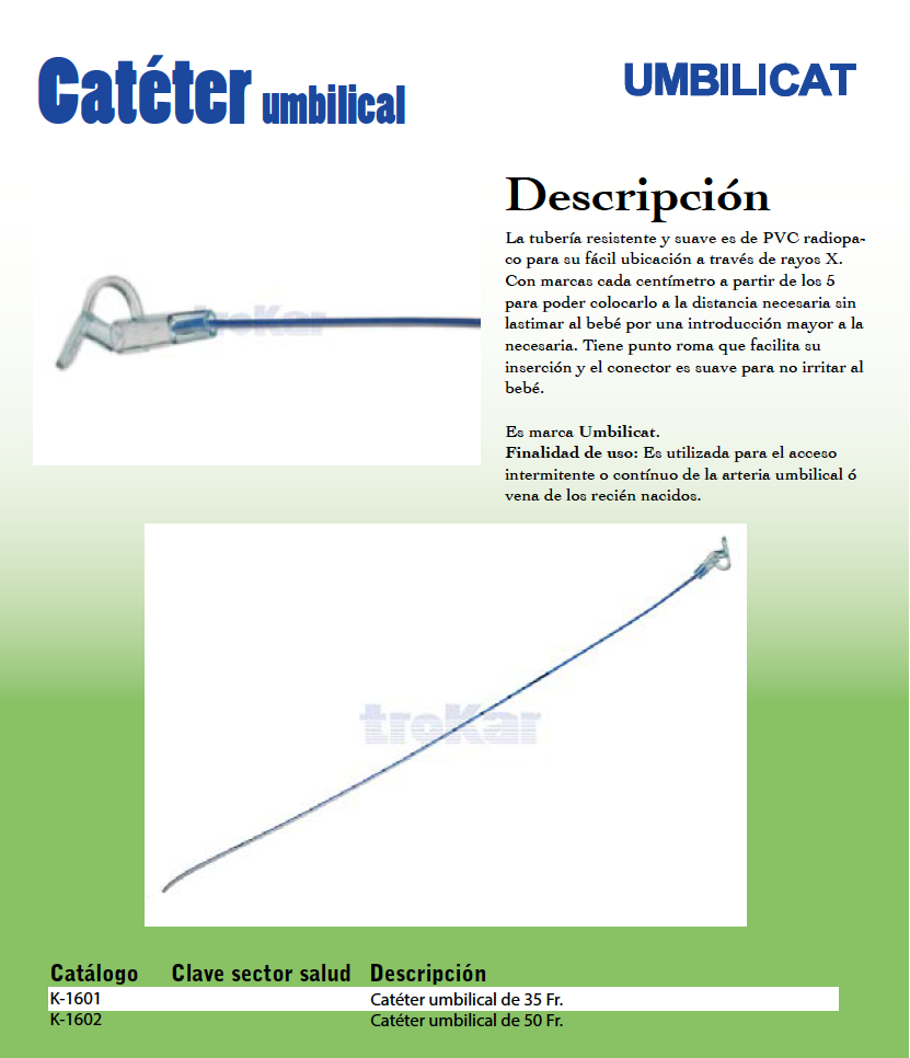 Catéter umbilical