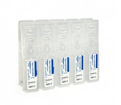 Agua inyectable ampolletas 5ml Pisa