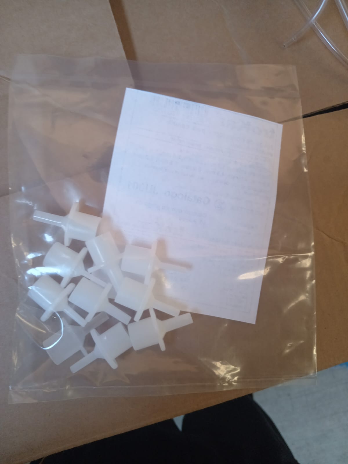 Juego de Conectores para Sonda Endotraqueal (Cánula Endotraqueal) completo 10 piezas