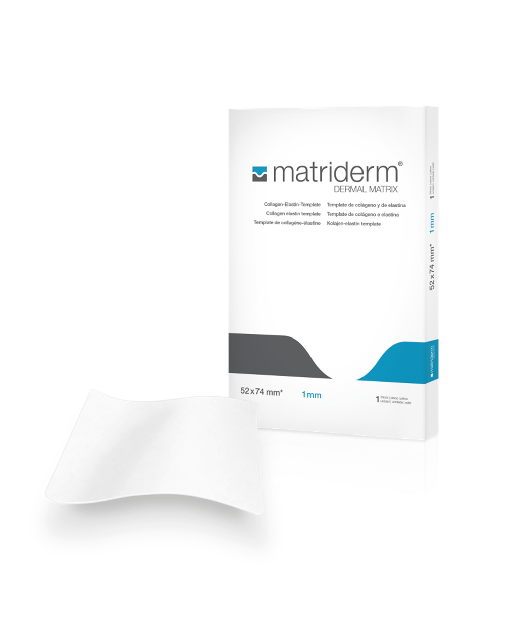 MatriDerm Matriz de Dermis Artificial. MatriDerm Dermal Matrix.