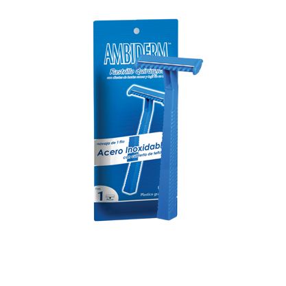 Rastrillo quirúrgico con dientes de bordes romos, dos filos, no estéril. Dos presentaciones.