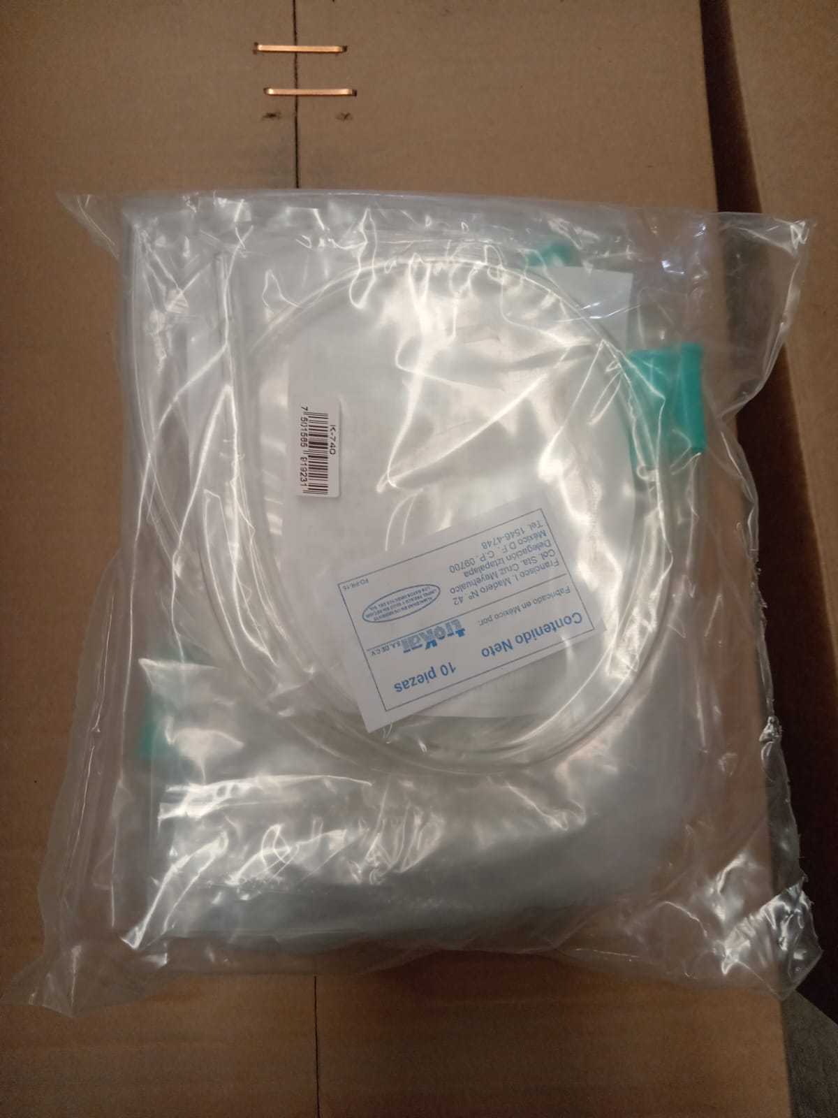 Sonda para enema tubo rectal. Tubo rectal transparente para enema de Harris.