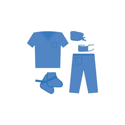 Uniforme Quirúrgico Cuello "V" SMS