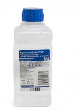 Agua Inyectable Pisa 500ml