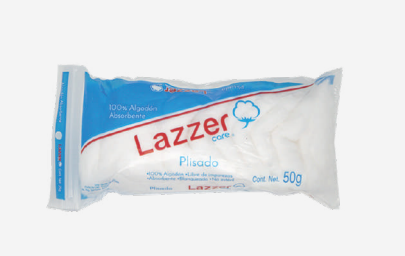 Algodón plisado 50 GRS paquete con 190 piezas