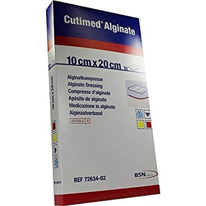 Cutimed Alginate 10 x20 cm caja c/10