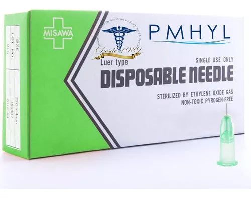 Aguja 33G x 4mm Hipodermica Para Mesoterapia Misawa Disposable Needle
