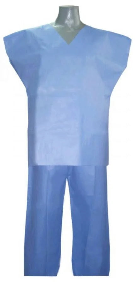 Uniforme Quirúrgico Desechable Provemedic (Talla Extra Grande - XL) – Azul