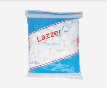 Algodón Torunda 100 GRS, paquete con 80 piezas