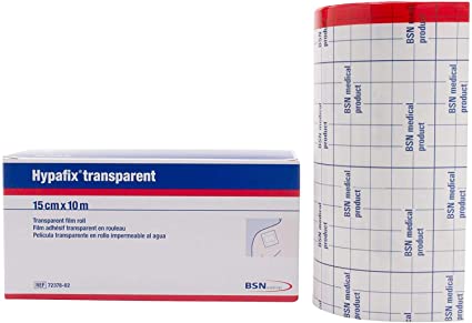 Cinta impermeable al agua Hypafix Transparente rollo 10 m x 15 cm