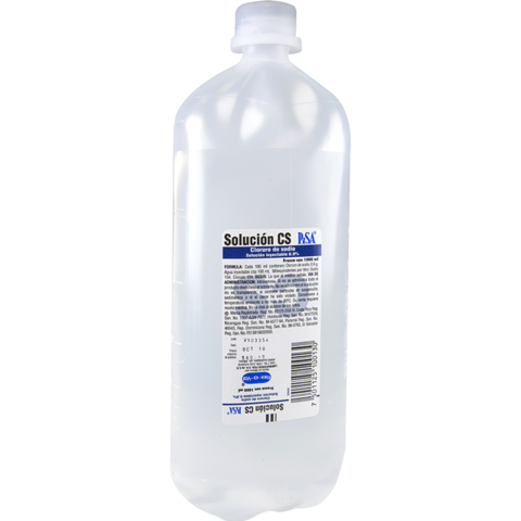 Solución CS (Cloruro de Sodio) 1000 ml