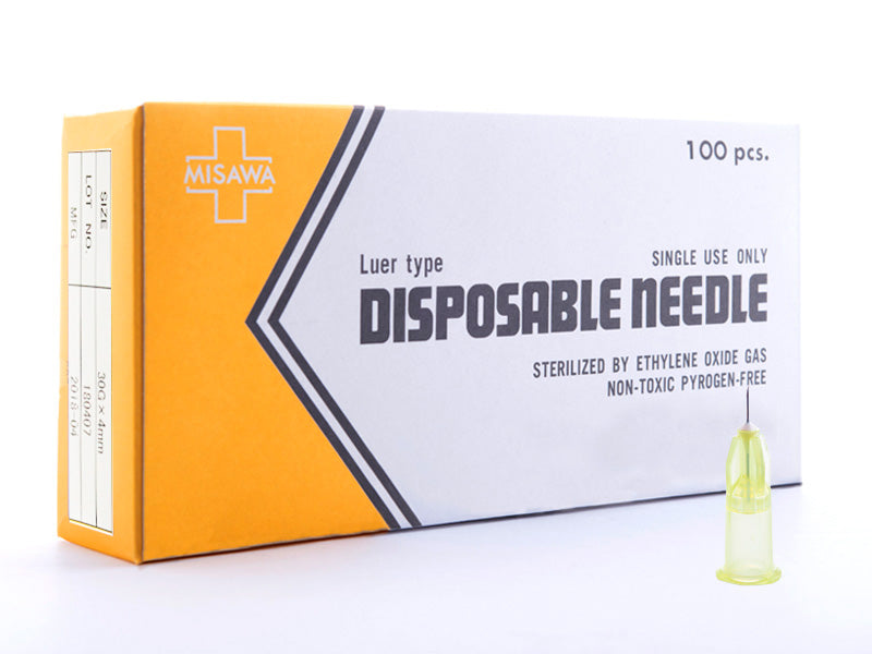 Agujas para Mesoterapia MISAWA 30G x 4 mm