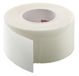 Tela adhesiva 1" (2.5 cm) caja con 12 piezas.