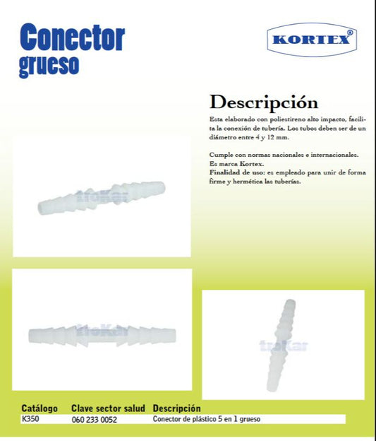 Conector plástico tipo Sim´s delgado. (Conector Sims)