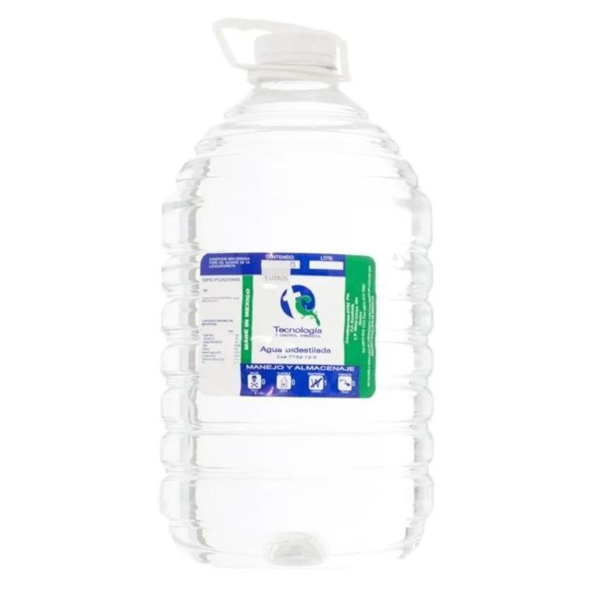 Agua Bi Destilada 5 Litros