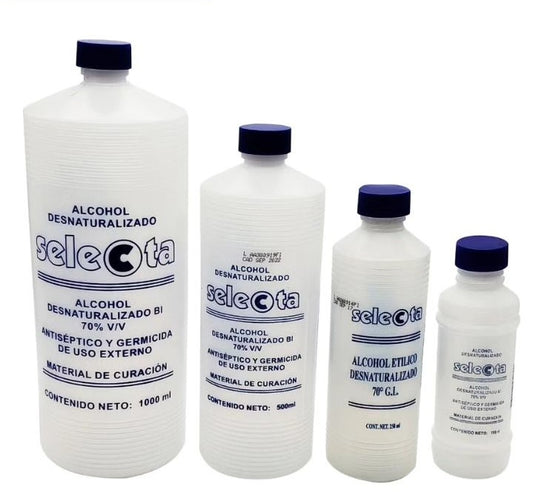 Alcohol Etílico Desnaturalizado 96° Selecta® - Desinfectante de Amplio Espectro
