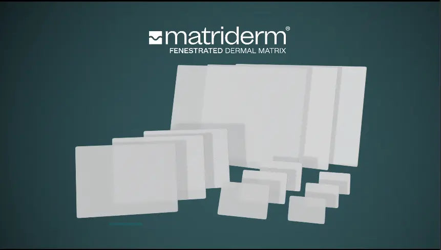 MatriDerm Matriz de Dermis Artificial. MatriDerm Dermal Matrix.