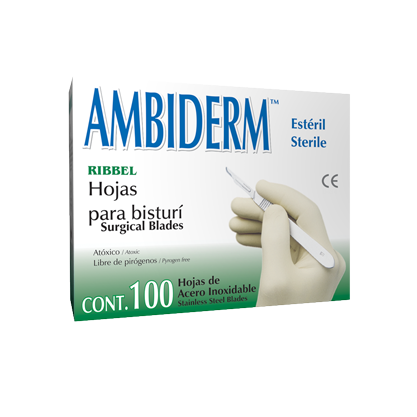 Hoja de bisturí acero inoxidable