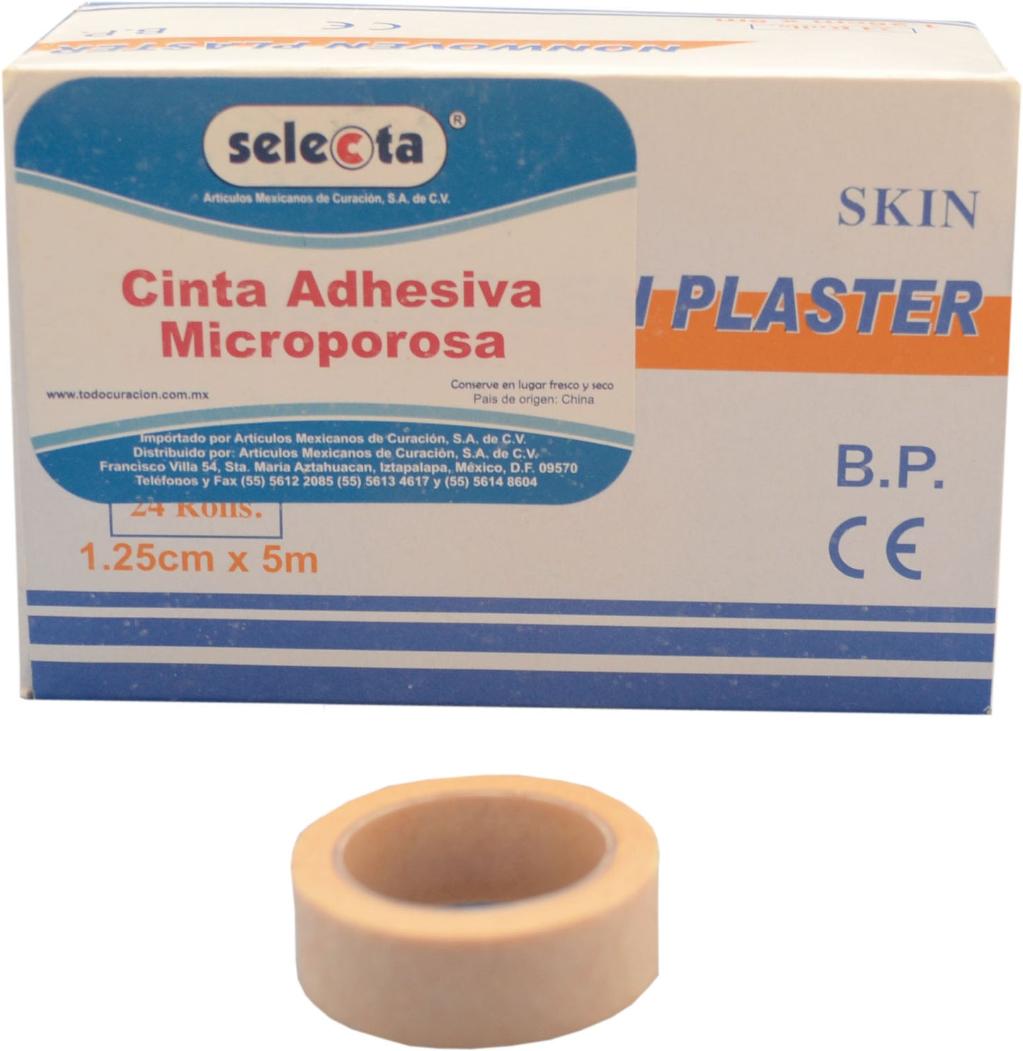 Cinta Microporosa Selecta® - Fijación Suave y Respirable para Pieles Sensibles
