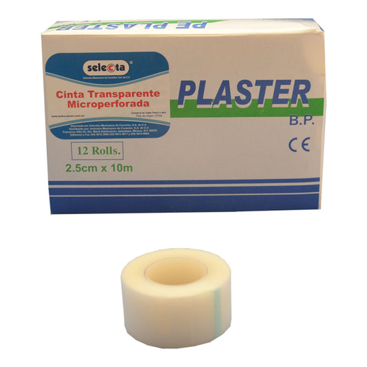 Cinta Transparente Microperforada Selecta® - Fijación Firme y Transpirable