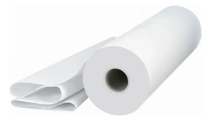Rollo de Sábana Médica Desechable (60 cm x 50 m) – Blanco