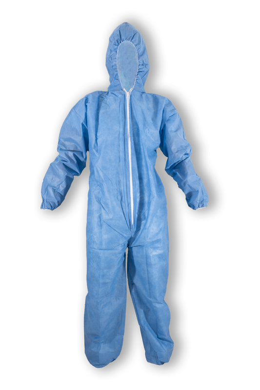 Overol de Protección Desechable Economedic (Talla Grande - L) – Azul pieza