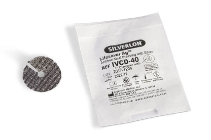 Silverlon LifeSaver Catheter Dressings. Apósito para cateter Silverlon Life Saver.