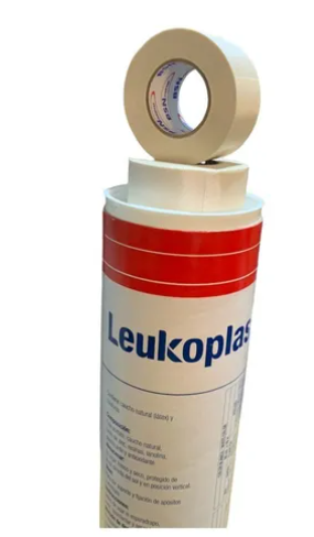 Tela Adhesiva Leukoplast 2.5 Cm X 10 M Tubo Con 12 Rollos