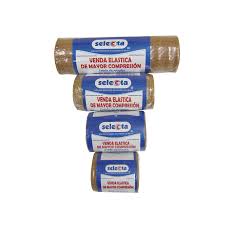 Venda Elástica de Compresión Marca Selecta (Varias Medidas)
