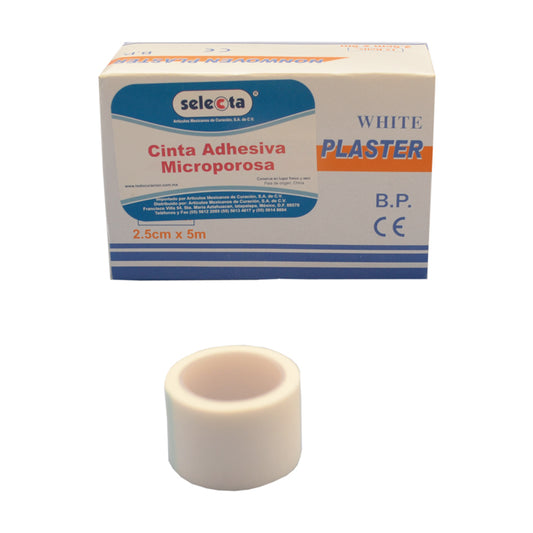 Cinta Microporosa Selecta® - Fijación Suave y Respirable para Pieles Sensibles