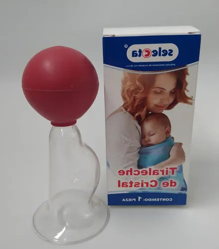 Tiraleche de Vidrio Selecta® - Extracción Natural y Segura para la Lactancia