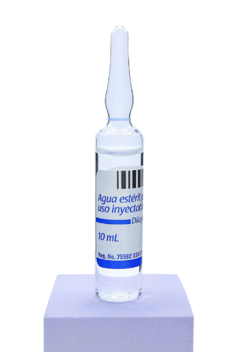 Agua Inyectable 1 Ámpula, 10 ml. Pieza