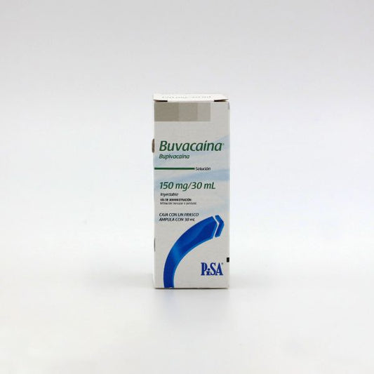 Buvacaina Frasco AMP 150mg / 30 ml.