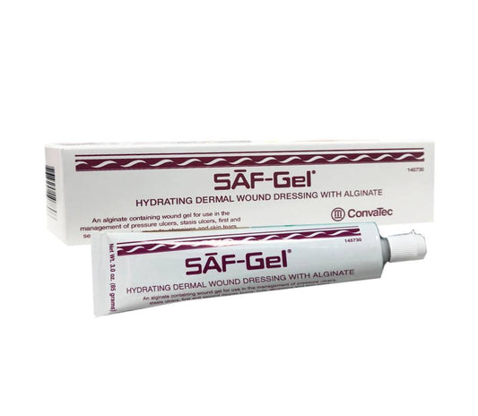 Saf Gel ConvaTec Hidrocoloide En Gel Y Alginato De Sodio De 85 Gramos