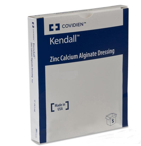 Kendall Apósitos de Alginato de Calcio y Zinc 5.1 x 5.1 cm