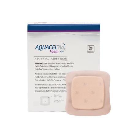 Aquacel Ag Foam Adhesivo de 10 x 10 CM
