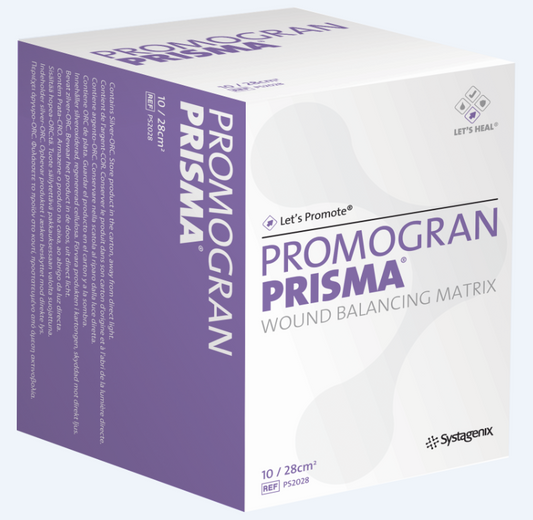 Promogran prisma 28cm2 Caja c/10 pz