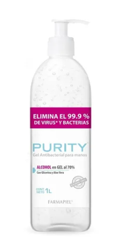 Purity Gel Antibacterial frasco 1Lt