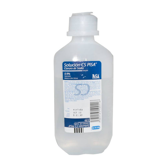 Solución CS (Cloruro de Sodio) 250 ml --  1 pieza