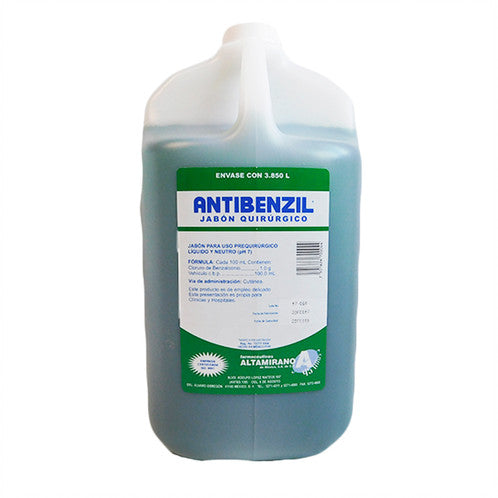 Antibenzil jabón quirúrgico 3.85 lts