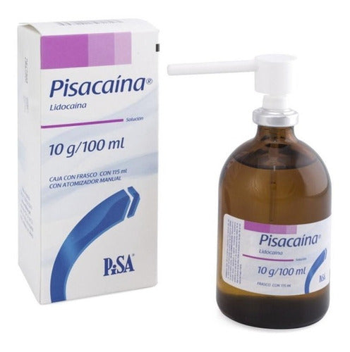Lidocaina Solución En Spray 100 ML.