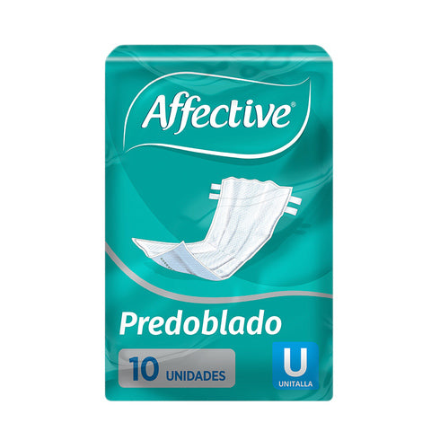 Pañal predoblado para adulto c/10 pz.