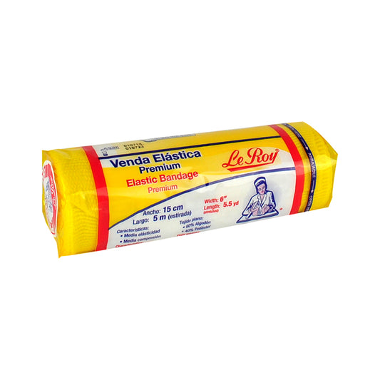 Venda elástica blanca 15 cm x 5m 1 pz.